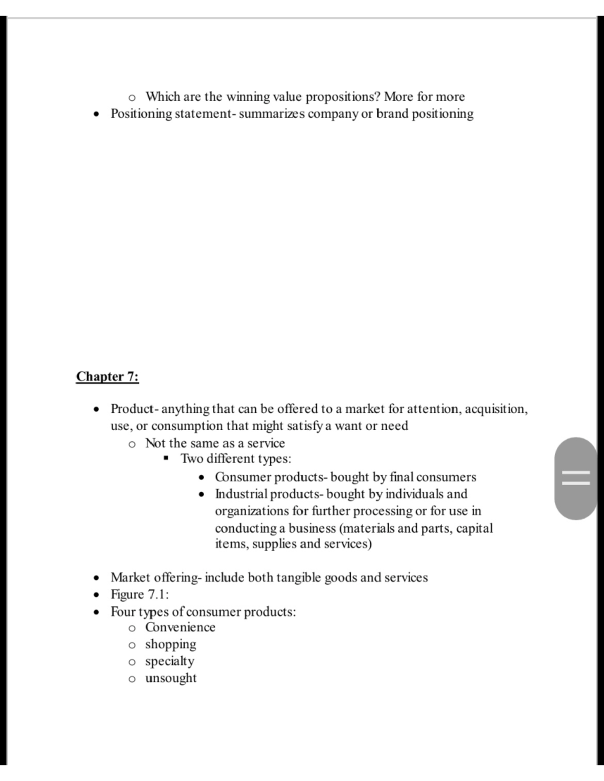 Marketing chapter 7 Professor Melissa Moore. MKT 3013 Studocu