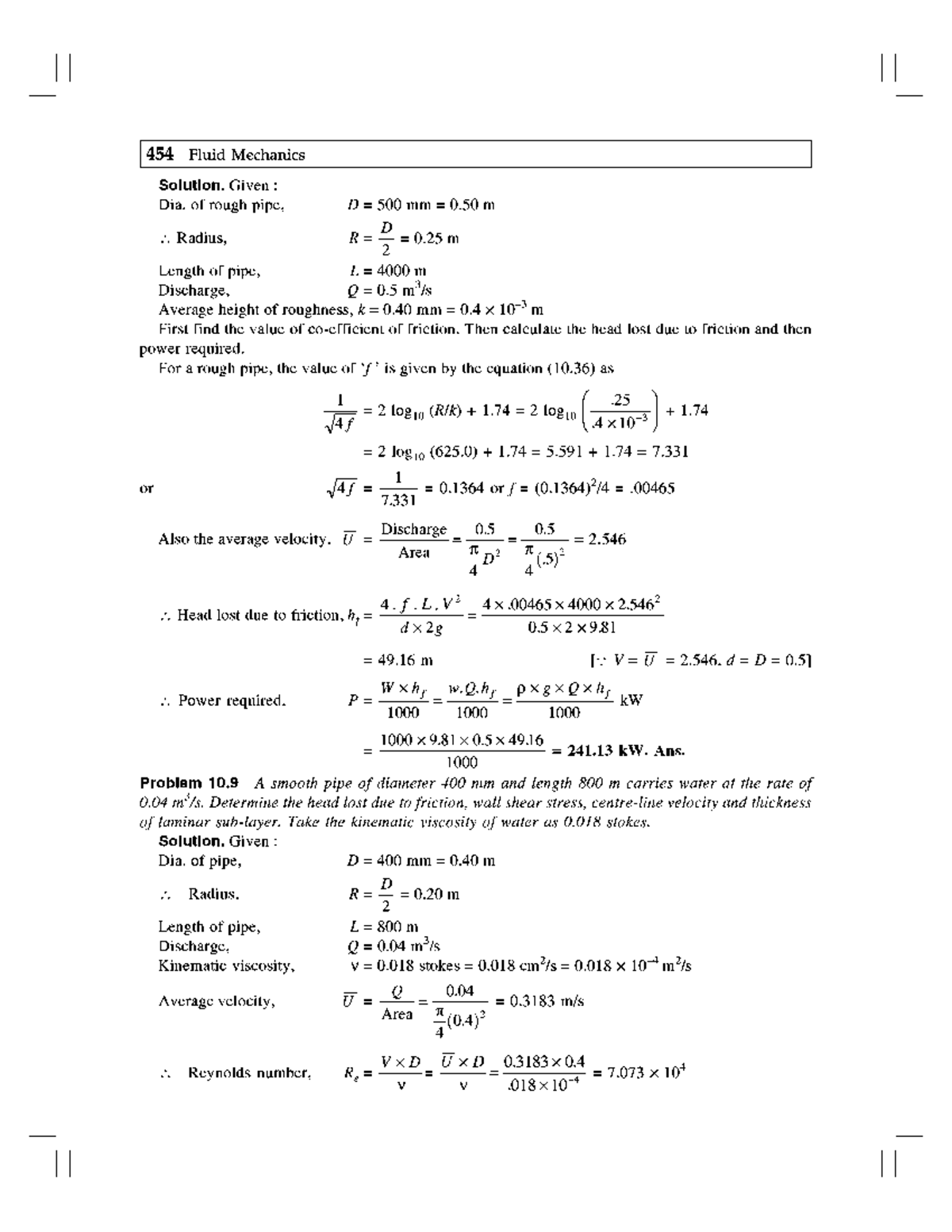 Fluid Mechanics and Hydraulic Machines 47 Fluid Mechanics And Fluid