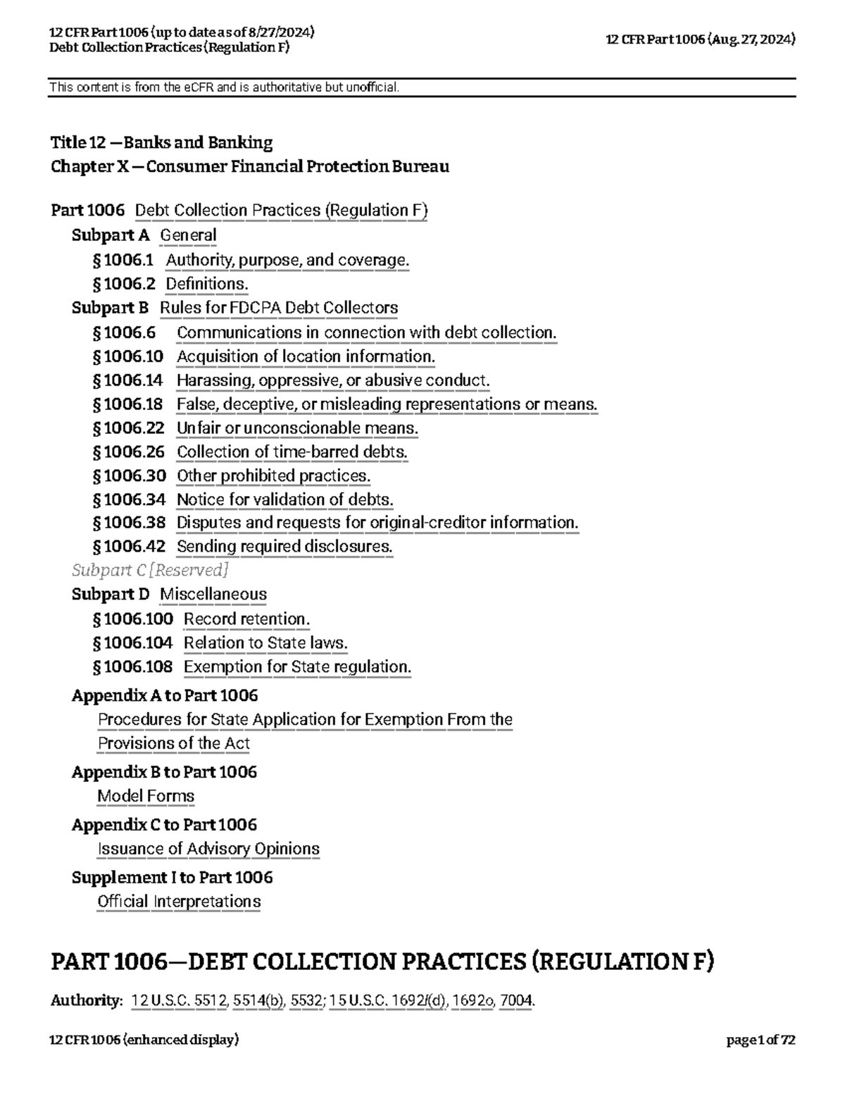 12 CFR Part 1006 (up to date as of 8-27-2024) - Appendix A to Part 1006 ...