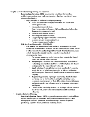 CRJU312 Notes Ch 5-10 - Chapter 5 Jails And Detention Centers Jails ...