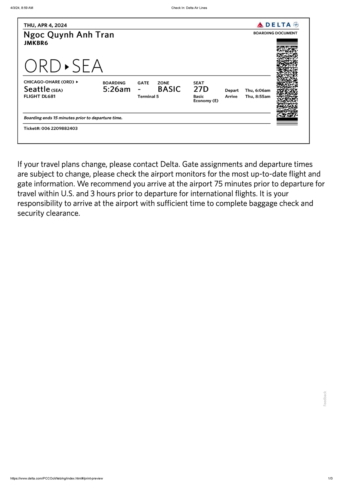 1 1 - Proposal for final - 4/3/24, 8:59 AM Check In: Delta Air Lines ...