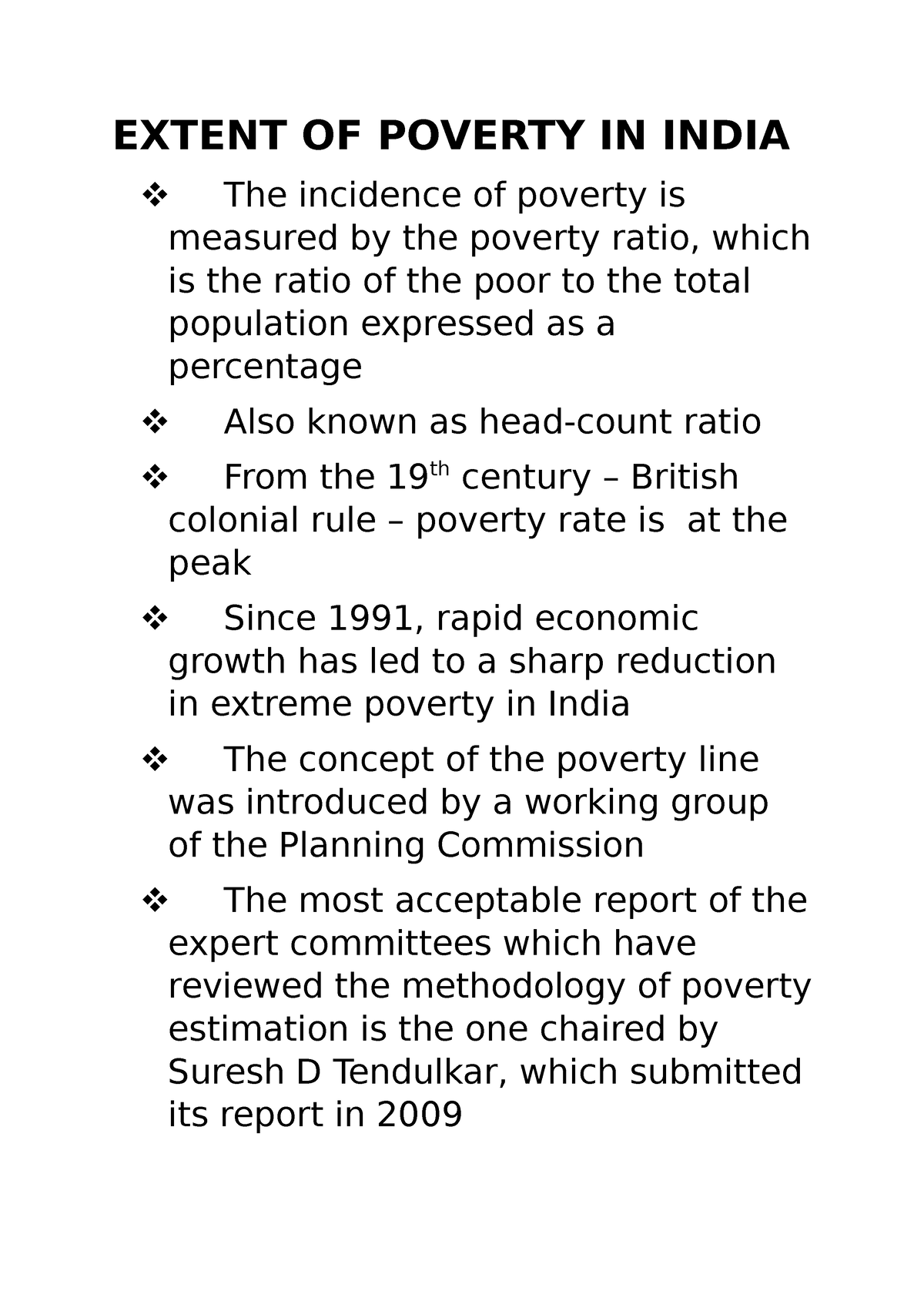 literature review on poverty in india