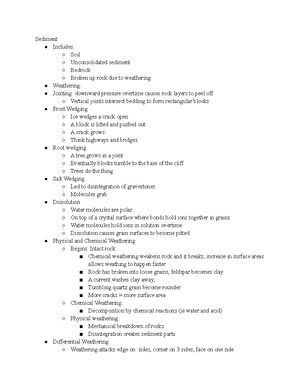Earth Science Lecture notes introduction - Earth Science (Danny’s notes ...