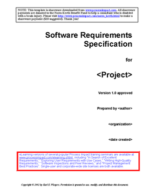 Lecture 2 - software process management - Software Quality Management ...