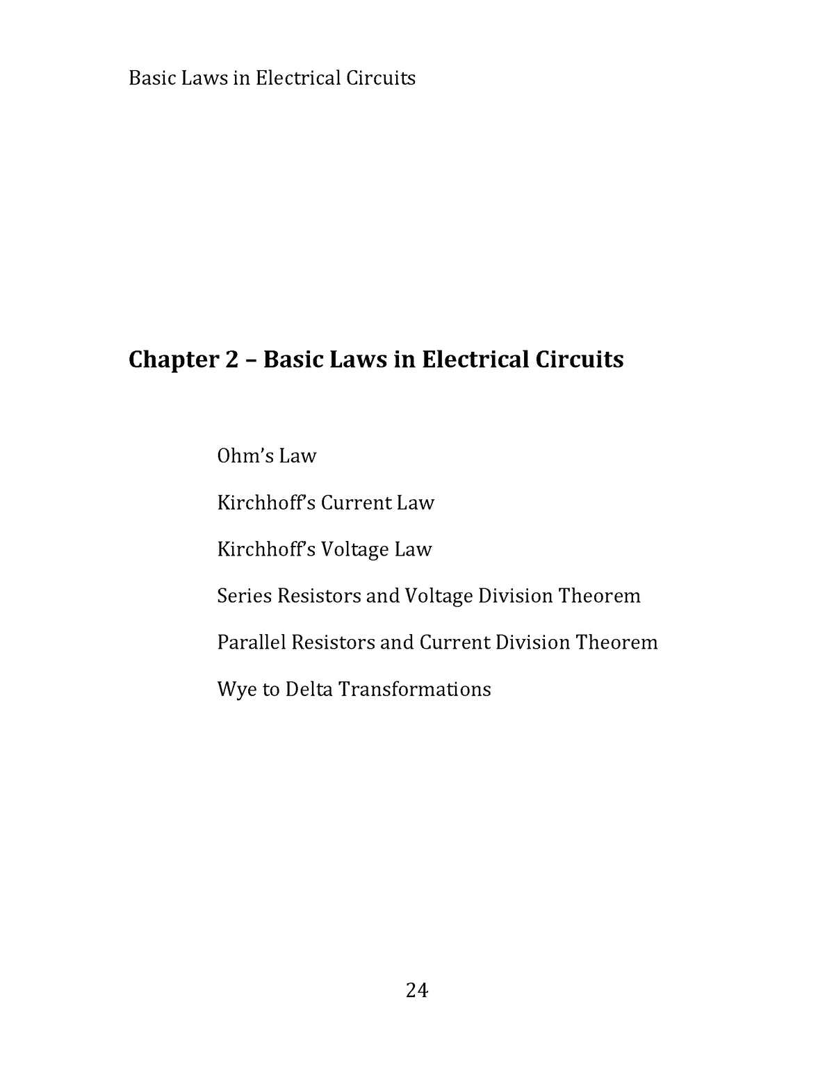 Ohms Law In Circuits - Chapter 2 – Basic Laws In Electrical Circuits ...