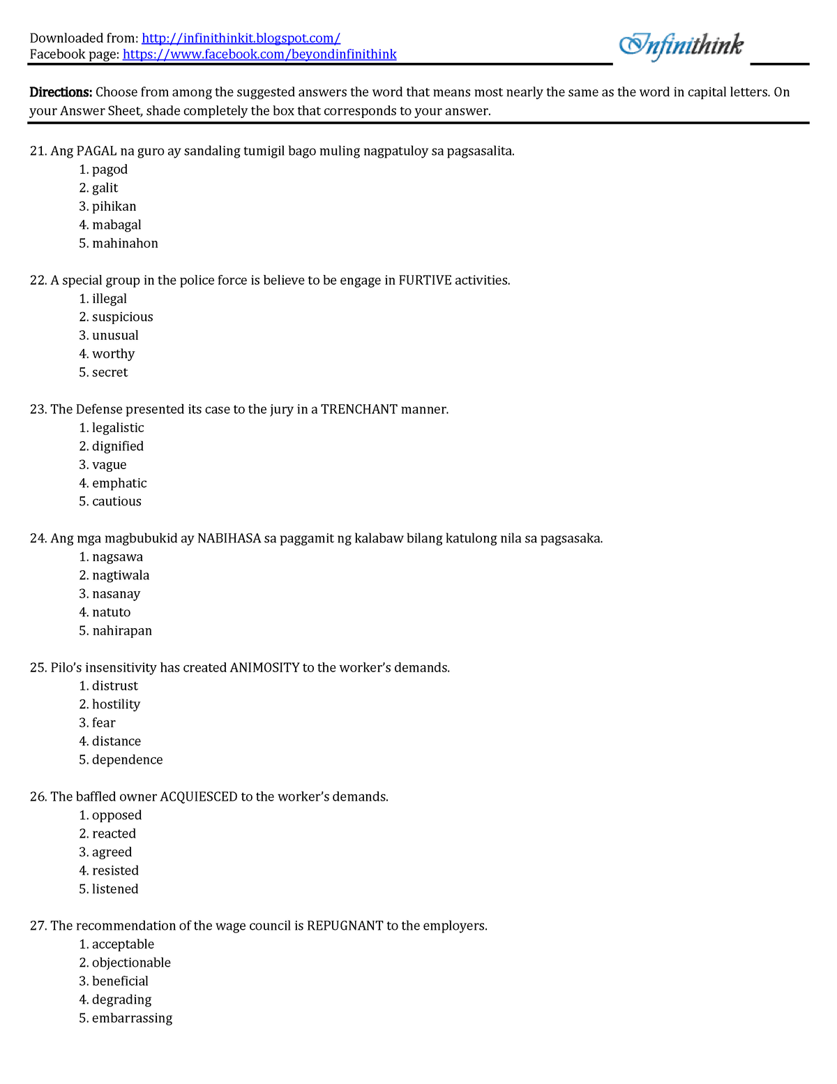 Civil Service Exam Reviewer Part 1 Facebook Page Facebook   Thumb 1200 1553 