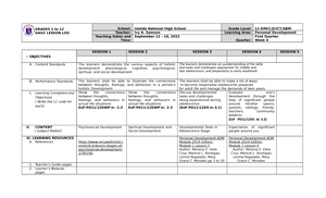 DLL- Perdev Q1 W3 Samson Edited-EIM - GRADES 1 to 12 DAILY LESSON LOG ...