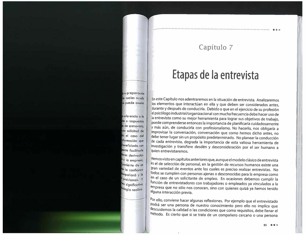 Etapas De La Entrevista. Pdf Facil Y Didactico - .... ~ .. '" Coso Del ...