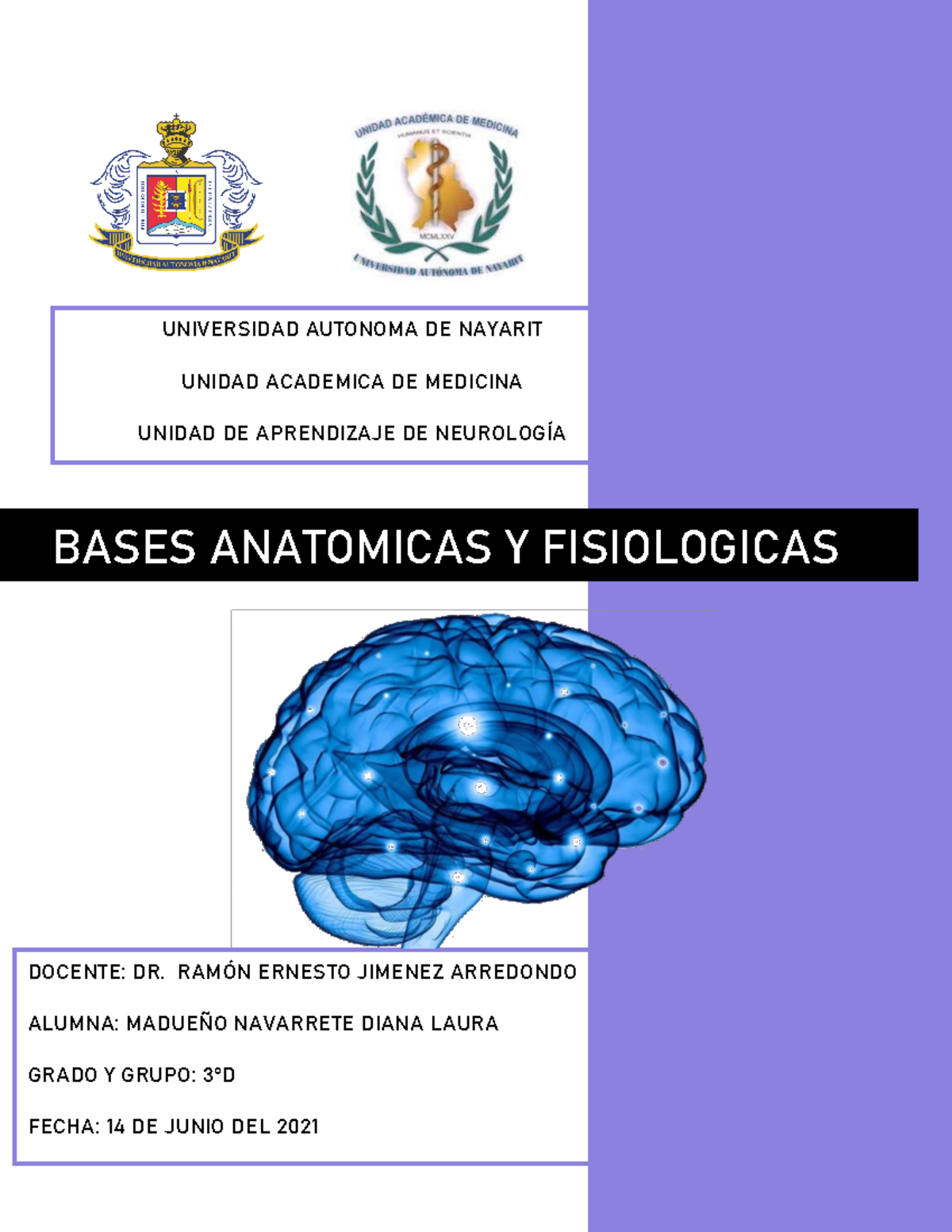 Bases Anatomicas Y Fisiologicas - BASES ANATOMICAS Y FISIOLOGICAS ...