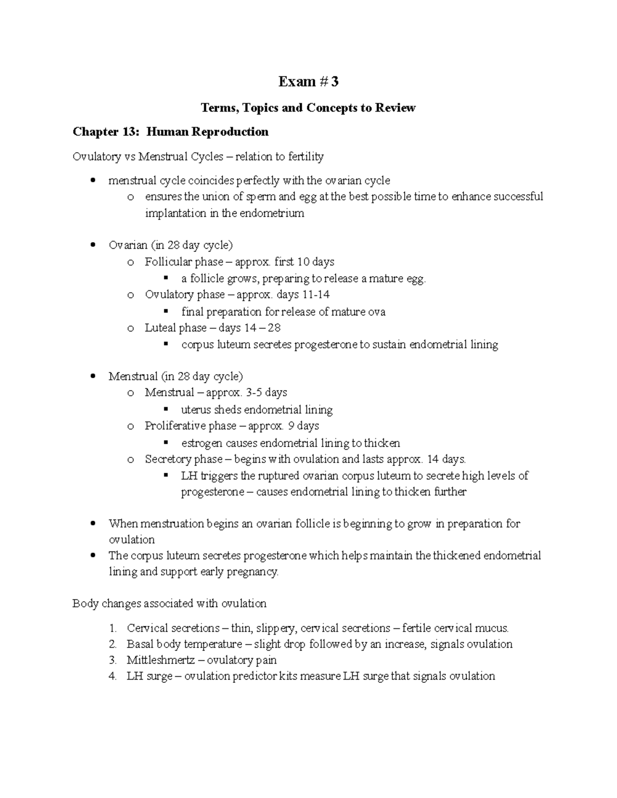 Study Guide Health Final Exam Exam 3 Terms Topics and