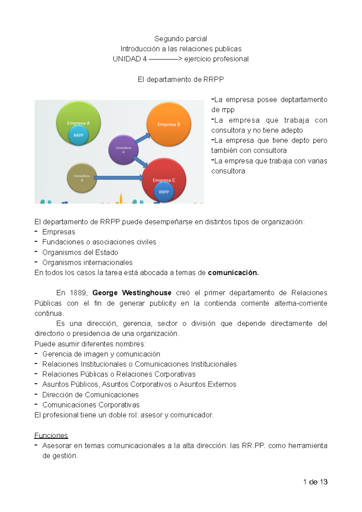Resumen rrpp 2 parcial pdf - Segundo parcial Introducción a las ...