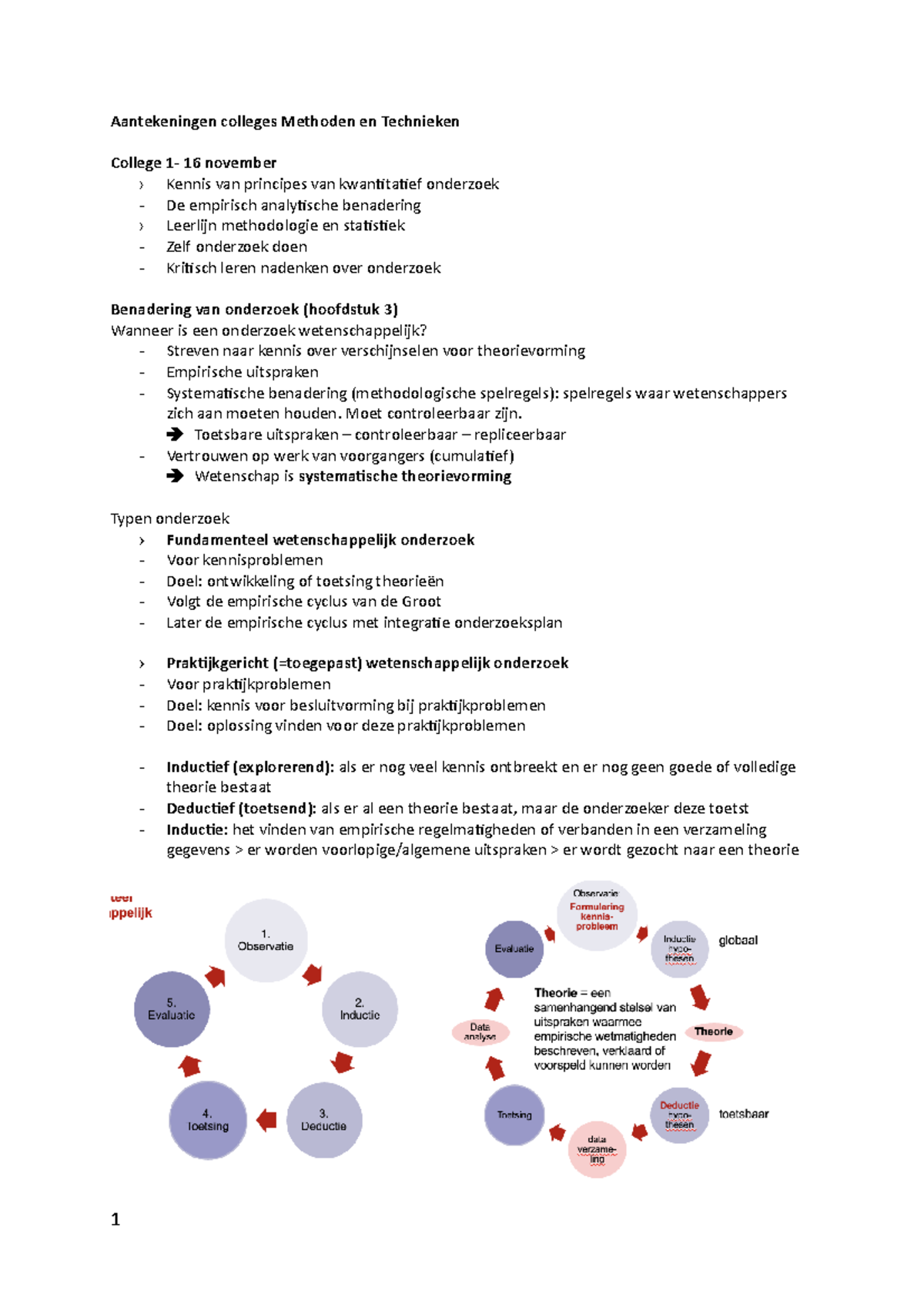 Aantekeningen Methoden En Technieken - Aantekeningen Colleges Methoden ...