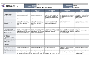 DLL English 6 Q1 W1 - Daily Lesson Log - GRADES 1 to 10 DAILY LESSON ...