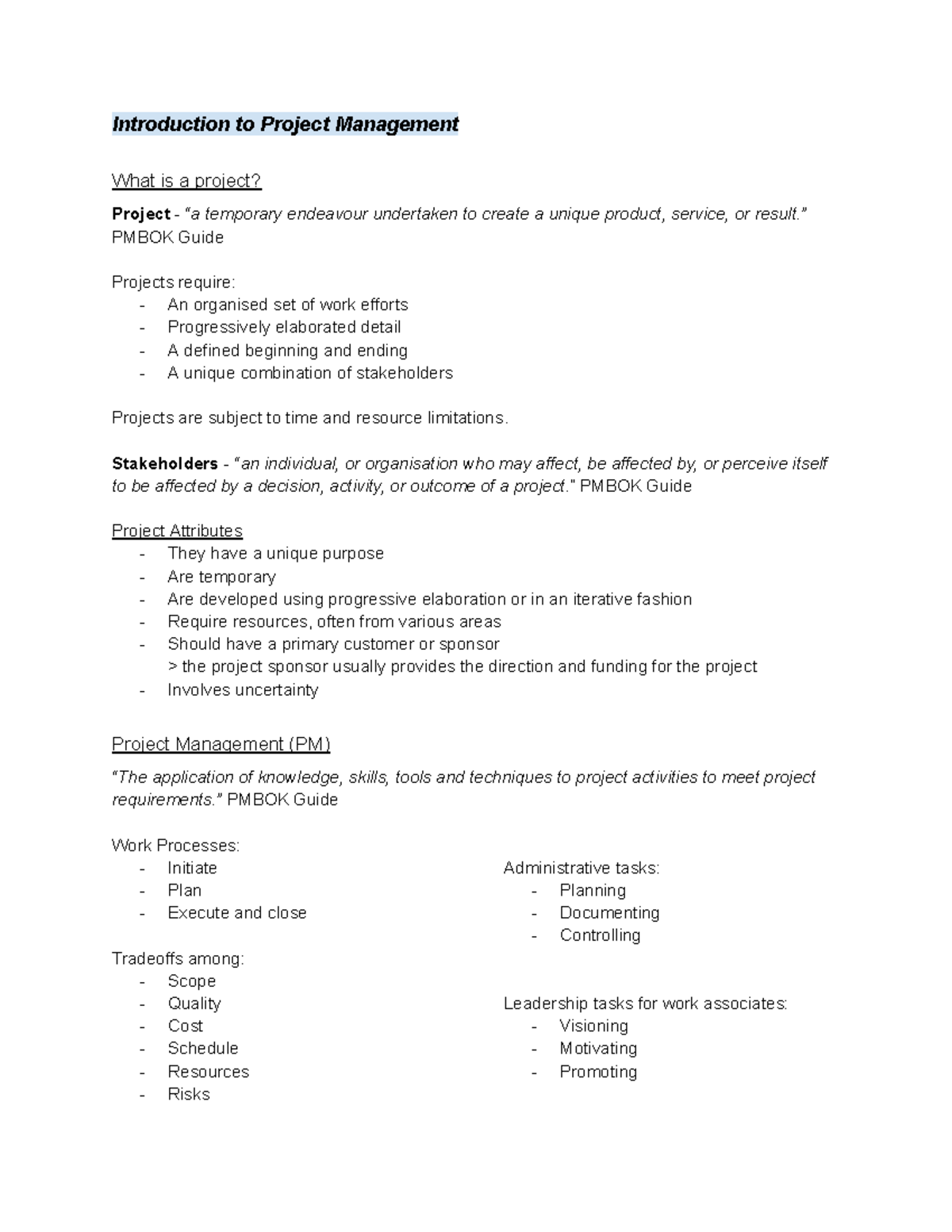 inmt2232-lecture-1-introduction-to-project-management-what-is-a