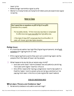 Chapter 9 - Lecture Notes Taken From Econ 306 Lecture Recordings ...