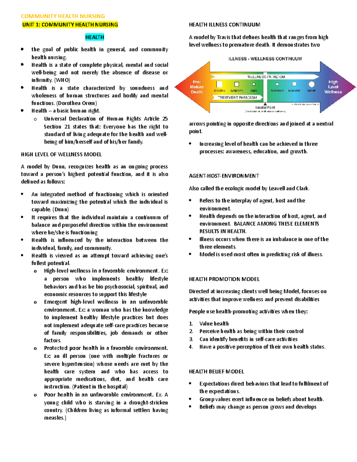 What Is Community Health In Nursing