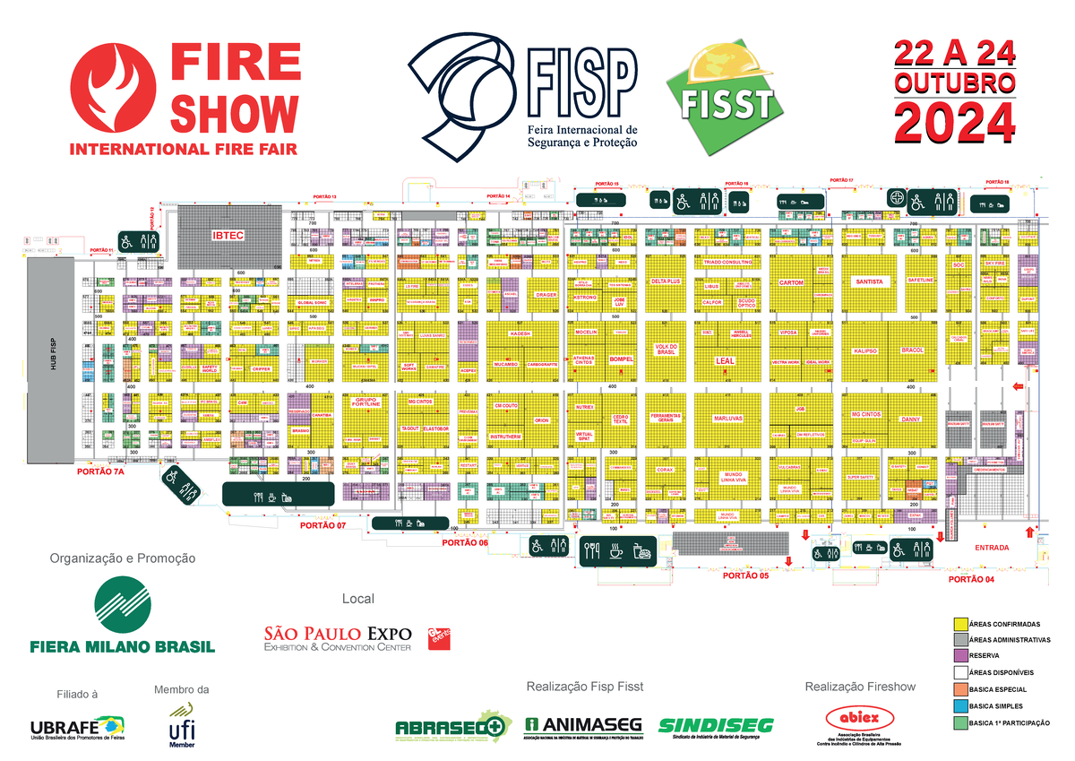 FISP FIRE 2024 Planta .22 ENTRADA 400 300 100 500 700 600 400 300