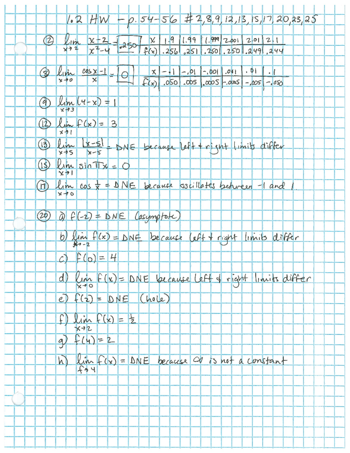 1.2_hw_answer_key.pdf - 1 HW p. 2,8,9, 12,13, 15,1 17, 20,23,25 2 lim x ...