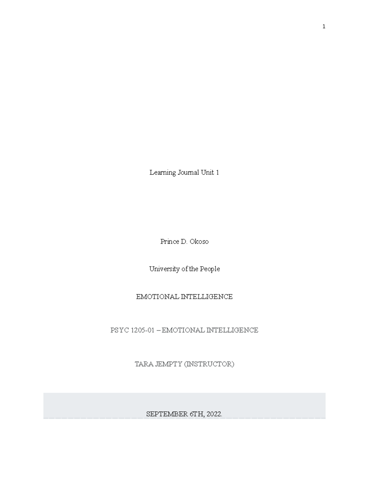 AHIST 1401-01 Learning Journal UNIT 2 - 1 Learning Journal Unit 1 ...