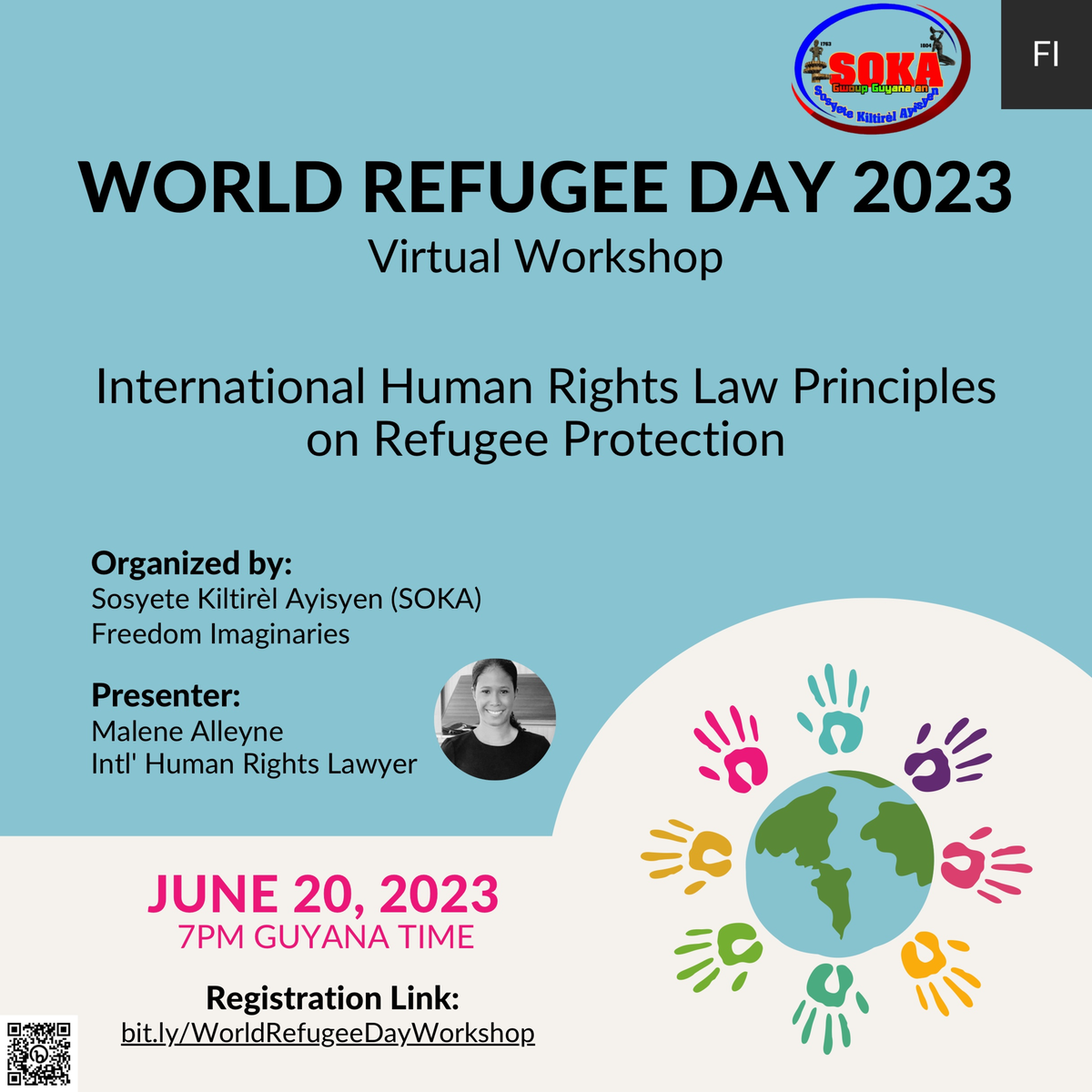 World Refugee DAY 2023 - Virtual Workshop - Flyer - Real Property 1 ...