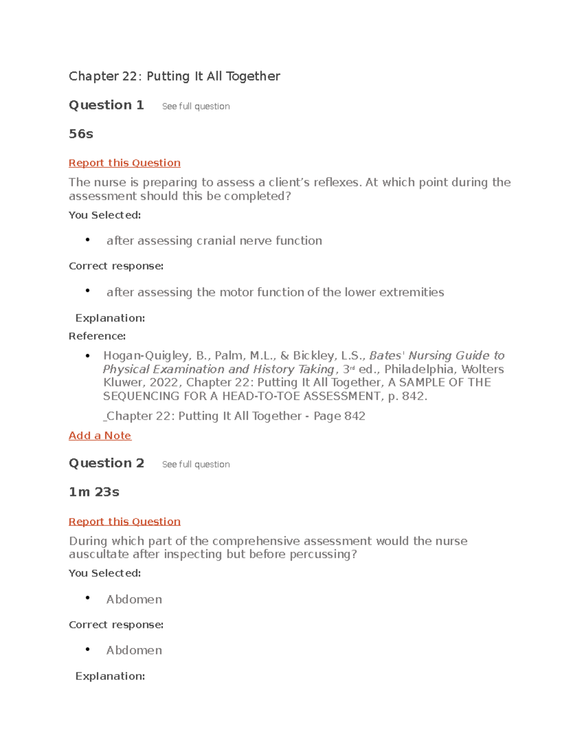 Chapter 22 Review - Coursepoint - Chapter 22: Putting It All Together ...