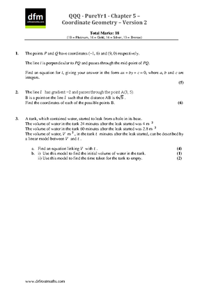 15 M1 Gold 5 - Vxcvxc - Paper Reference(s) 6677/ Edexcel GCE Mechanics ...