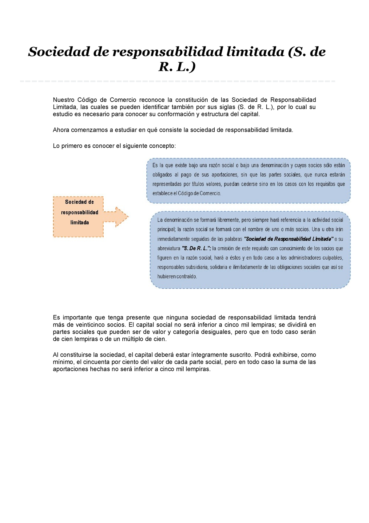 Sociedad De R Sociedad De Responsabilidad Limitada S De R L Nuestro Código De Comercio 4950