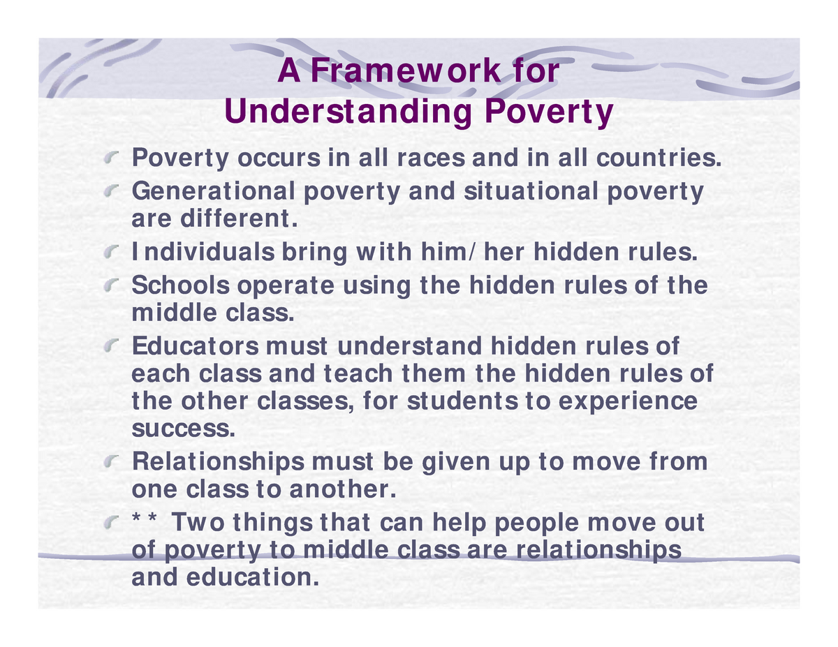 research objectives about poverty