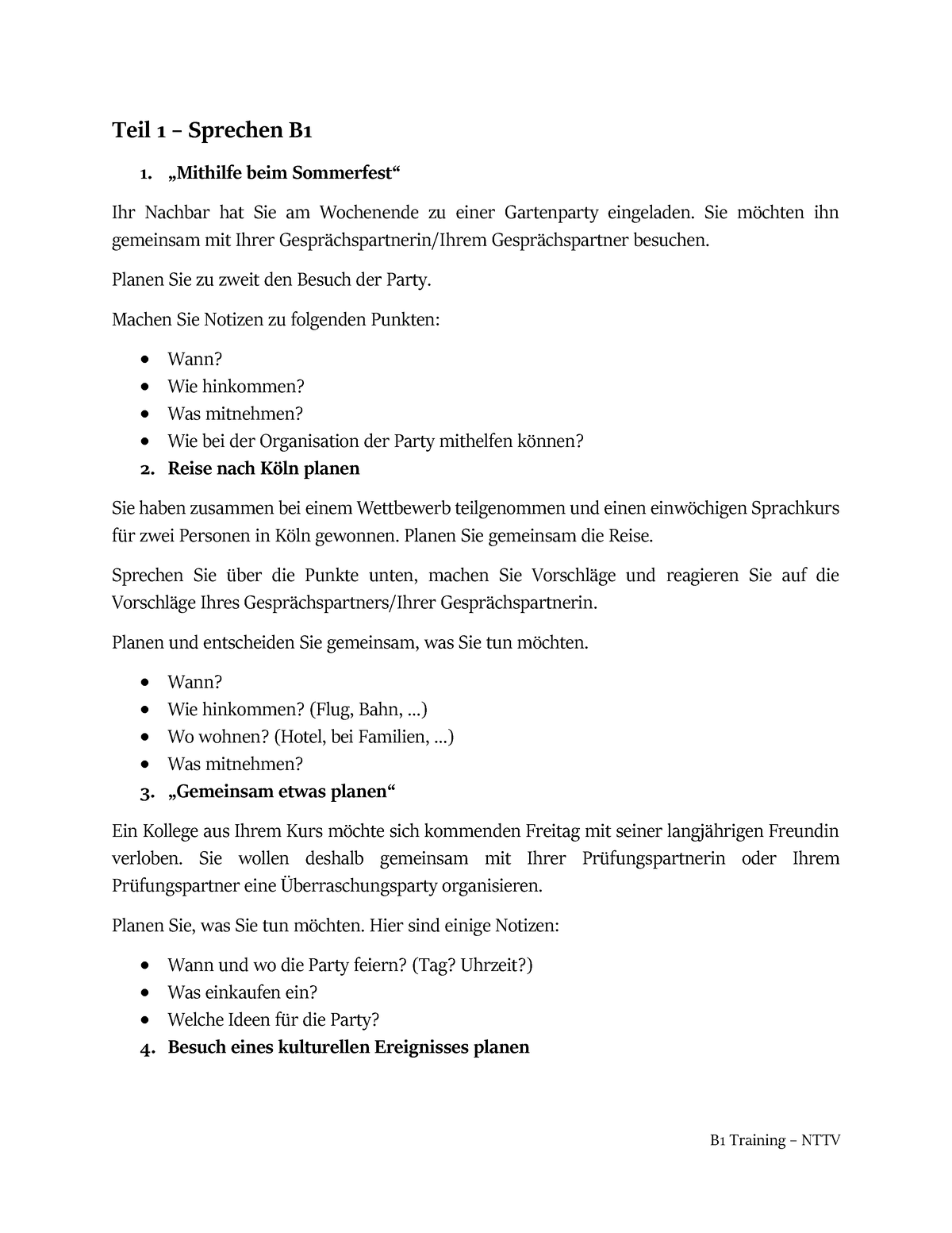 Teil-1-sprechen-b1-pdf Compress - B1 Training – NTTV Teil 1 – Sprechen ...