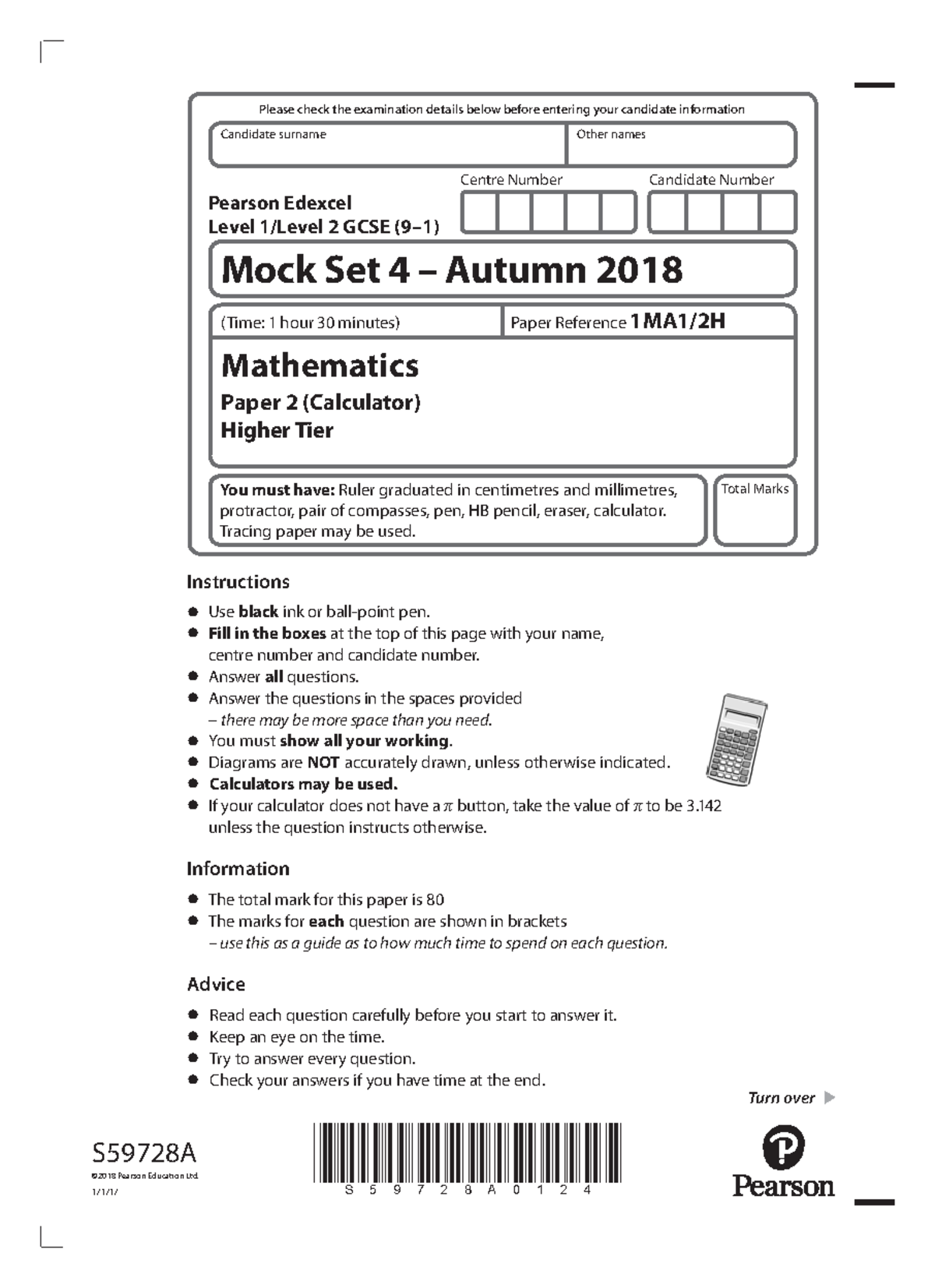 09a+GCSE+%289-1%29+Mathematics+Mock+Set+4+Paper+2H+%28pdf%29+%281%29 2 ...