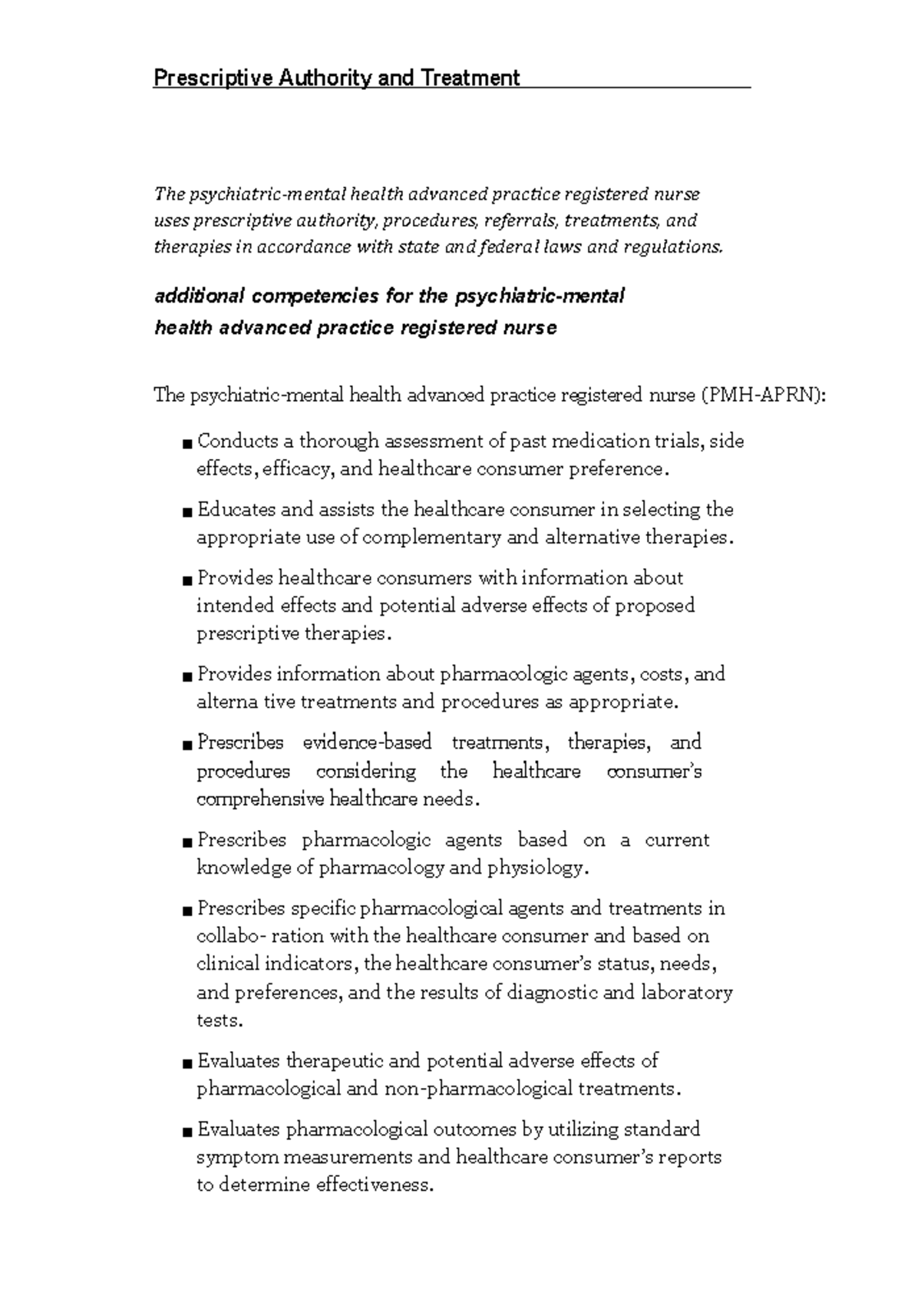 prescriptive-authority-and-treatment-additional-competencies-for-the-psychiatric-mental-health