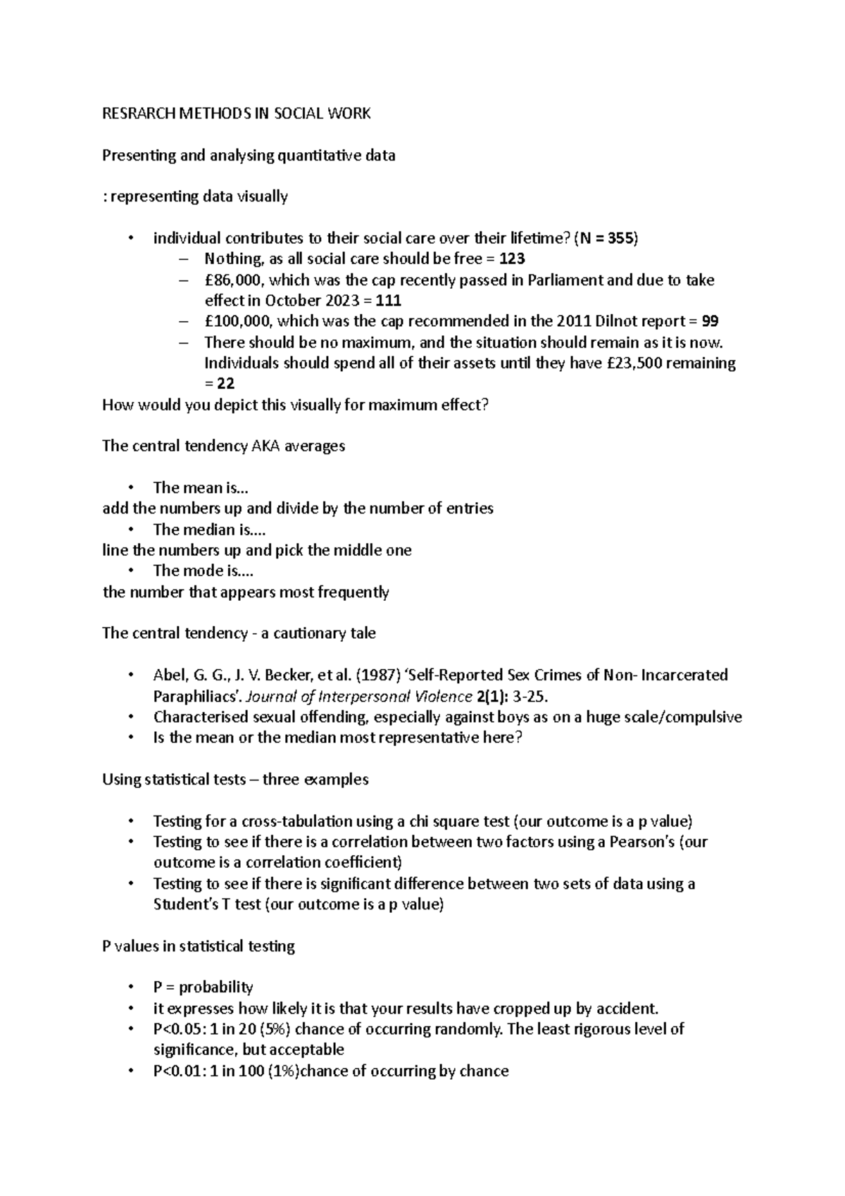 Resrarch Methods IN Social WORK - RESRARCH METHODS IN SOCIAL WORK ...
