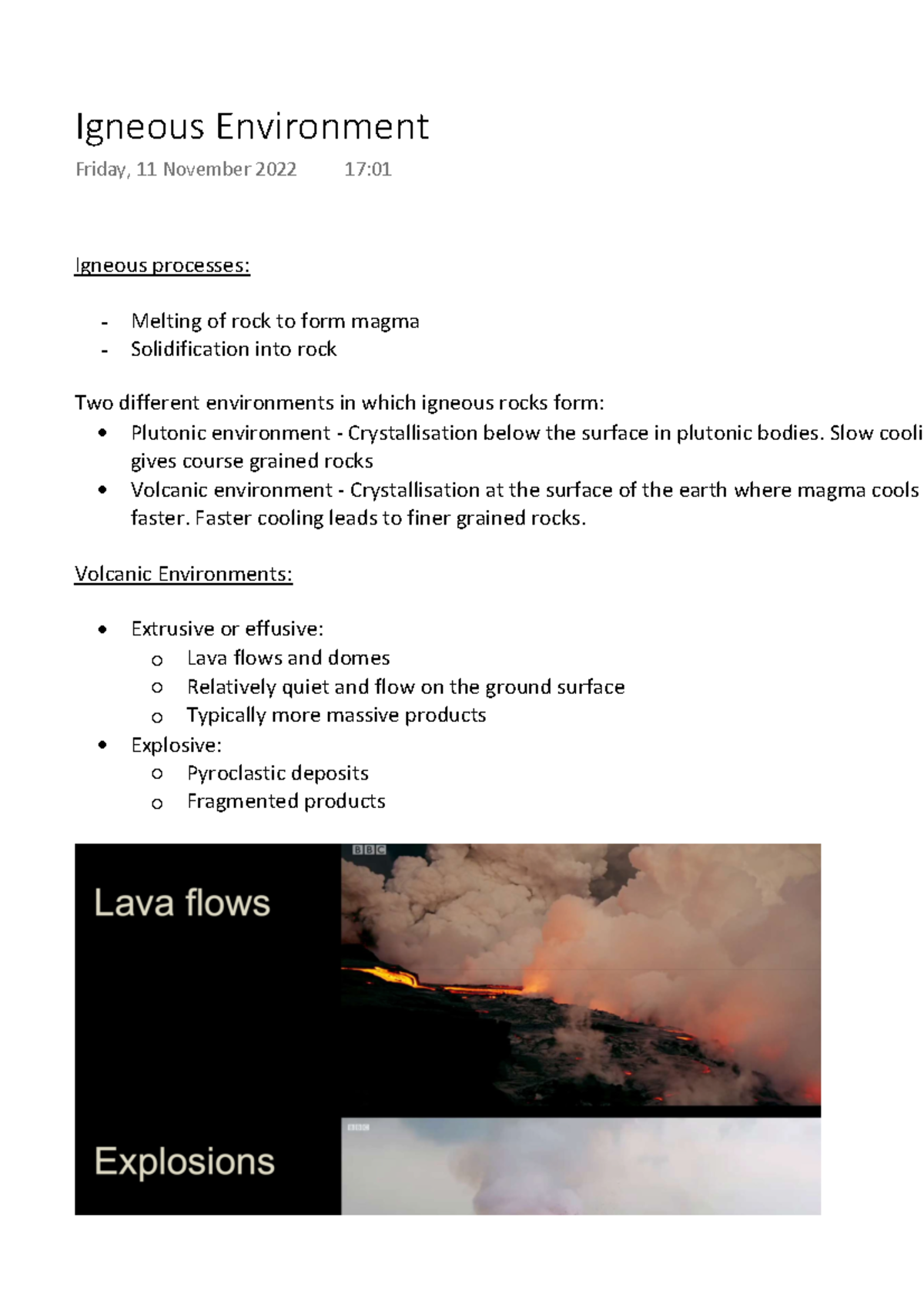 Igneous Environment - Richard Herd - Igneous processes: Melting of rock ...