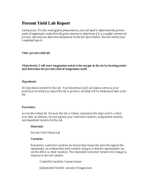 Module #5 Pre-Lab Plan Submission-Part 2 - CHM3415C - USF - Studocu