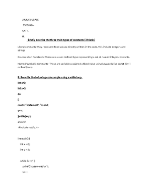 1 C Basic programming - Introduction - Chapter One: Introduction to ...