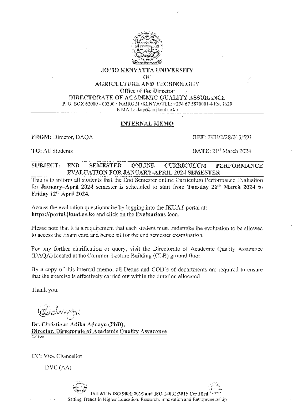 Evaluation MEMO( Students) - Probability and statistics 1 - Studocu