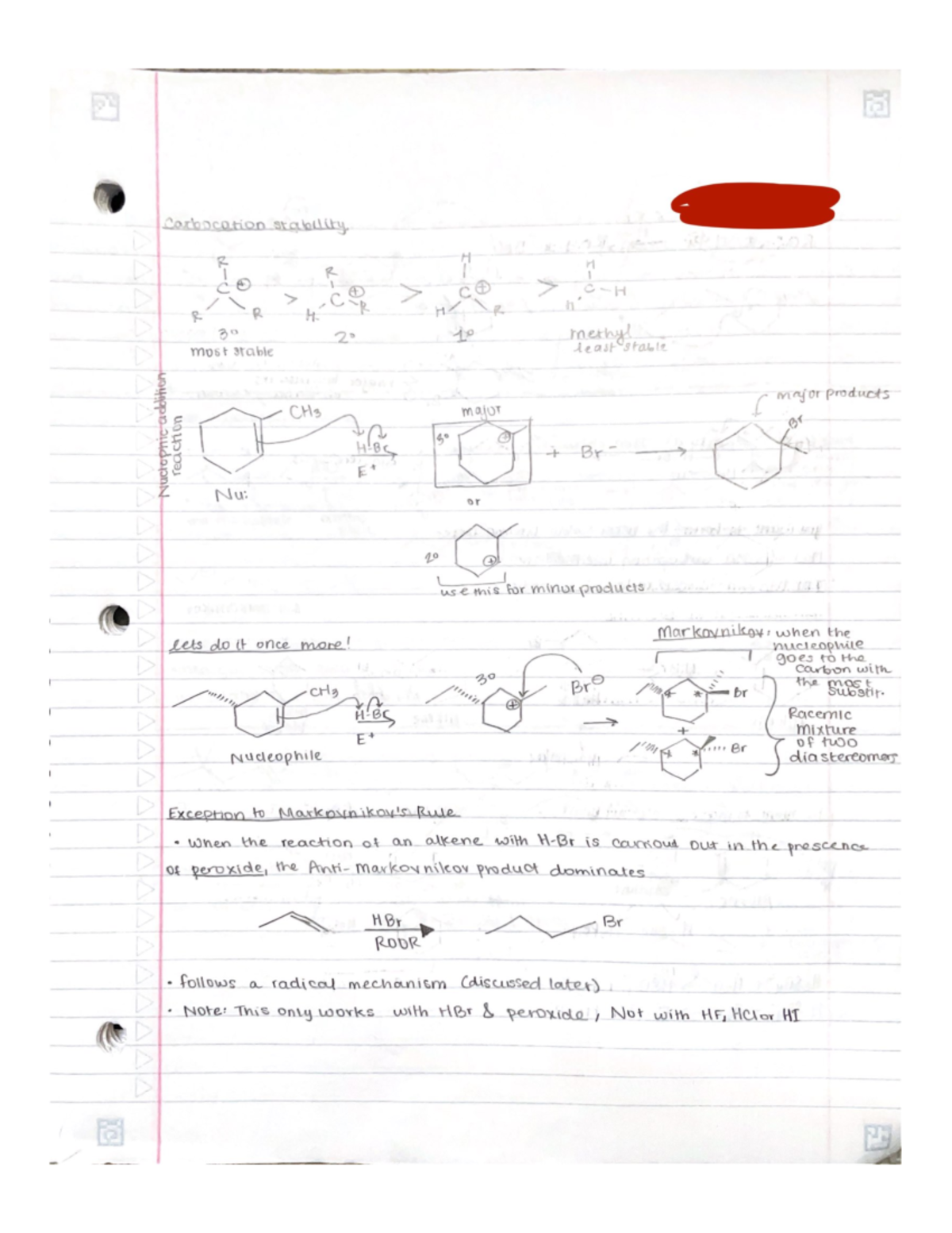 Ochem Carbocation Stability - CH 6513 - Studocu