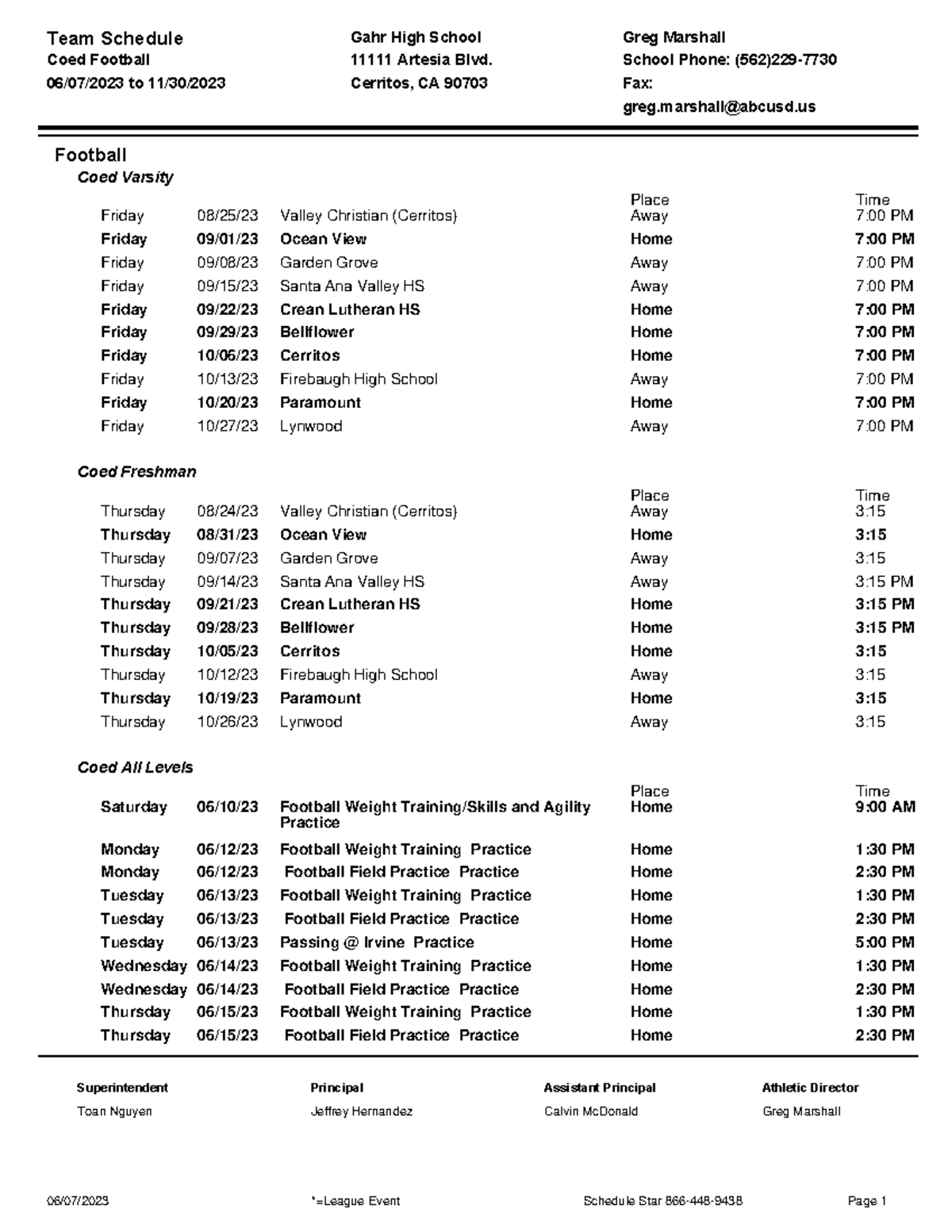 Fb Scheduel 2023 I Just Found These Thought They Would Be Useful Team Schedule Coed Football 9009