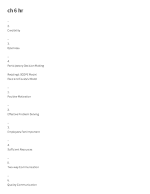 Chapter 2 human relations notes - chapter 2 human relations Defining ...