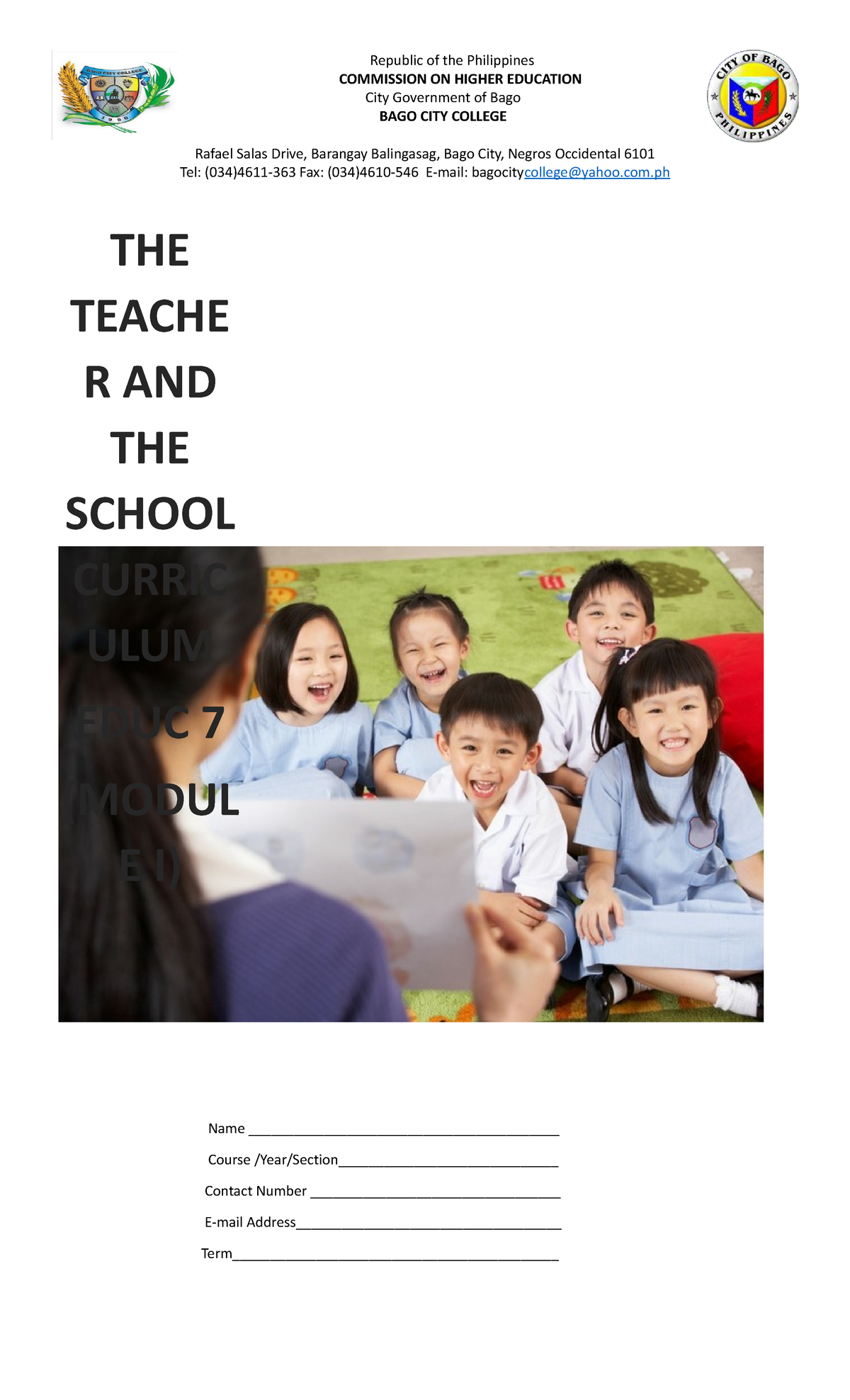 Educ 7 Module 1 - Reviewer - Republic of the Philippines COMMISSION ON ...