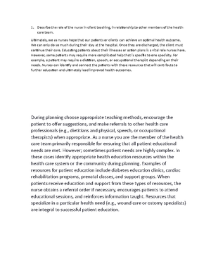 Case Study Impaired Gas Exchange Student Worksheets - Impaired Gas ...