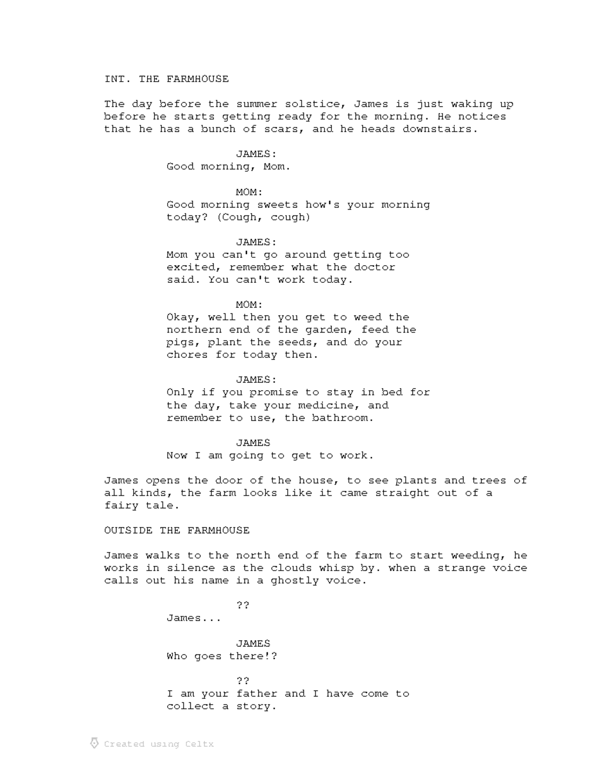Script A Knight's Life - - Studocu