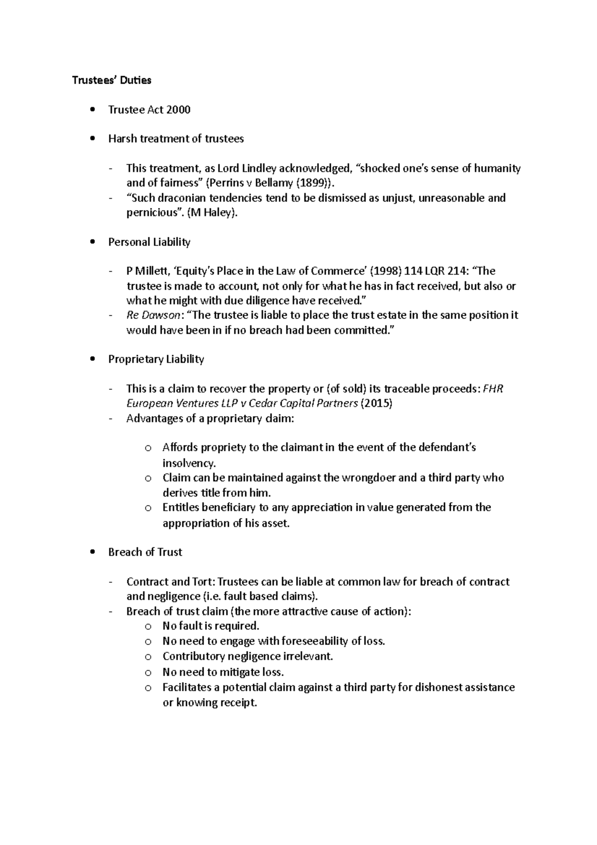 trustees act 2000 section 1