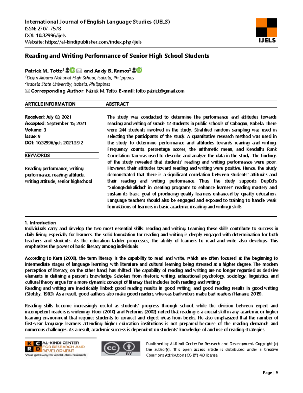 Paper+2+(2021.3.9)+Reading+and+Writing+Performance+of+Senior+High ...