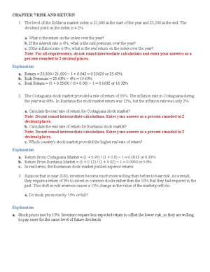 Chapter 3 Bond Valuation - A 10-year bond is issued with a face value ...