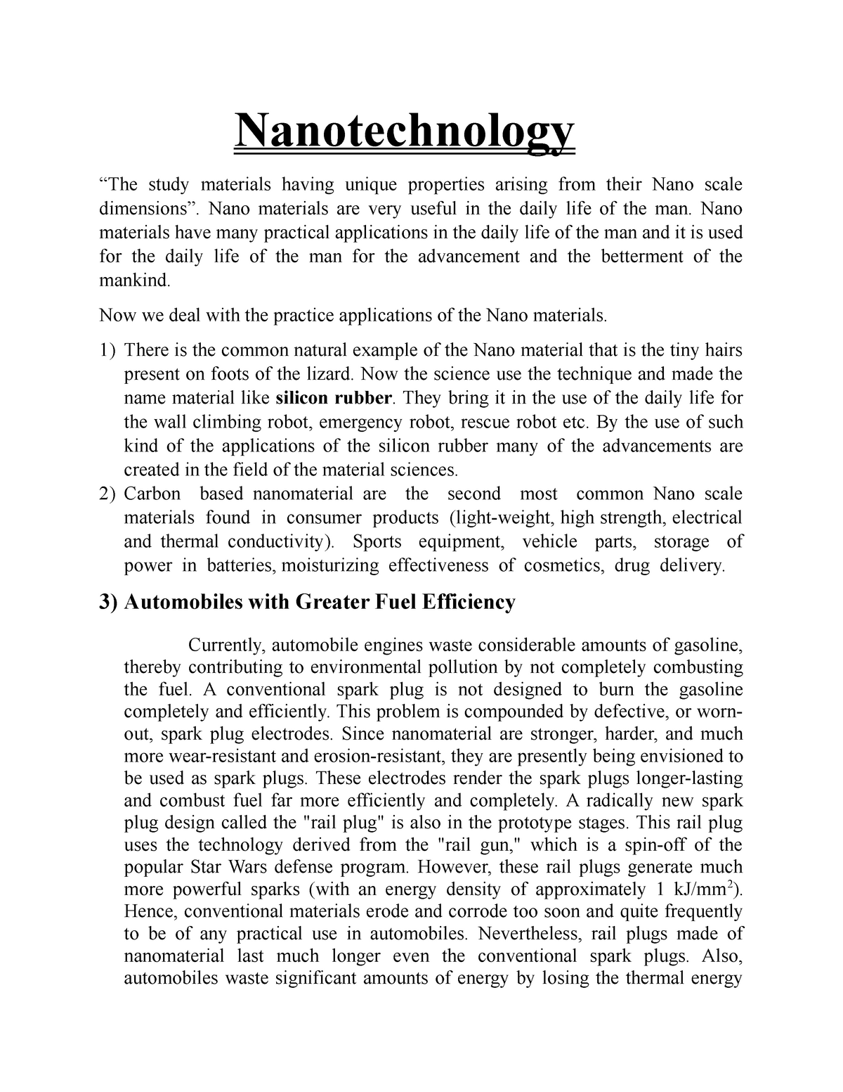 thesis topics nano technology