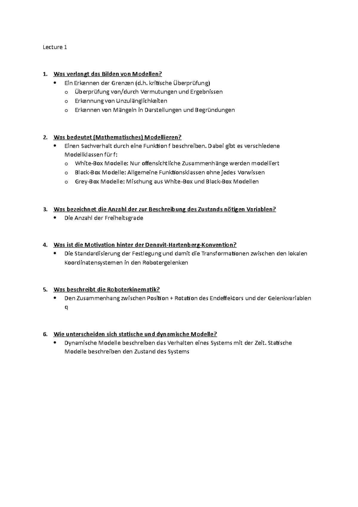 Die Räuber Akt 1 Szene 1 Zusammenfassung Lecture 1 - Lecture 1 Was verlangt das Bilden von Modellen? Ein