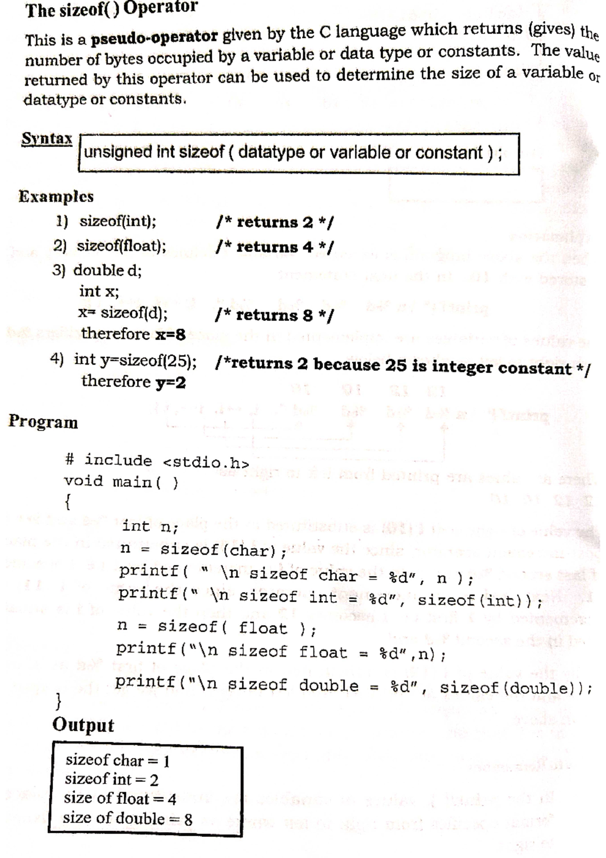 Comma Operator in C - Perfect - Computer science - Studocu