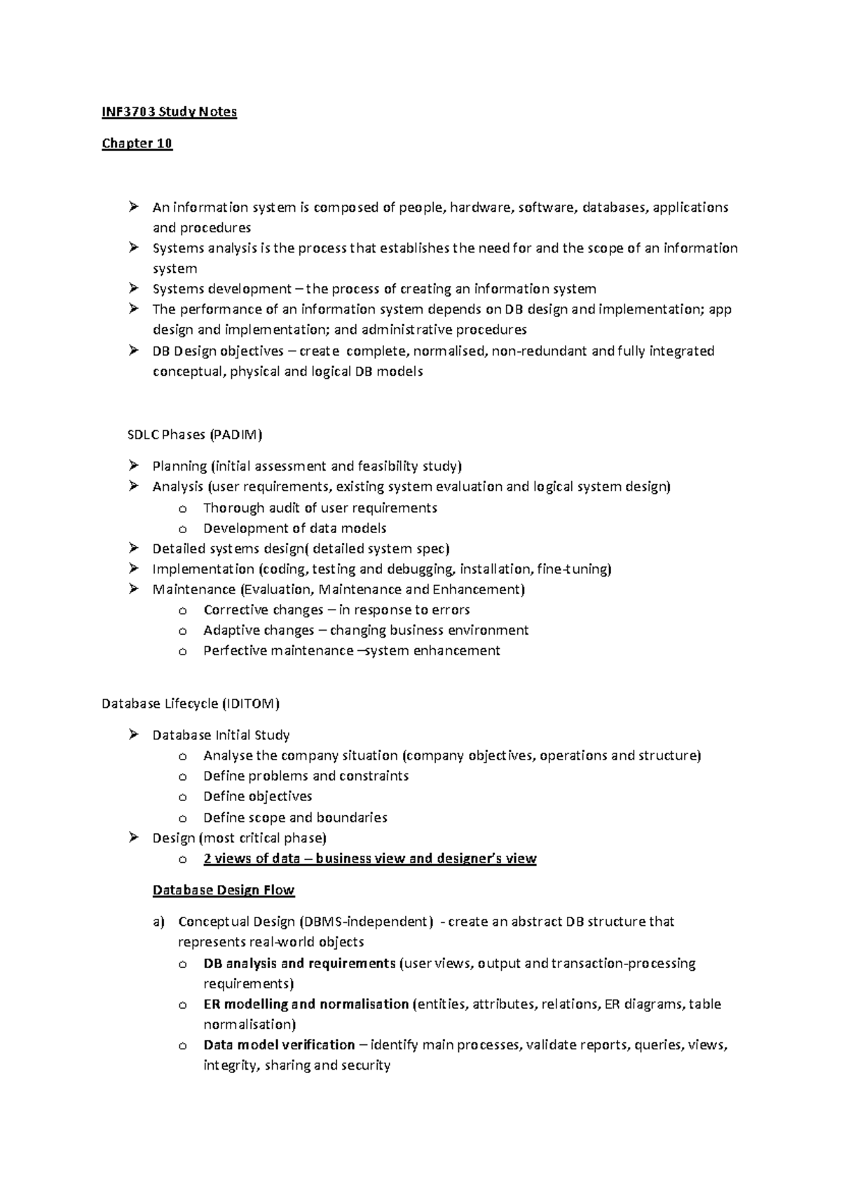 INF3703-study notes - Summary Database II - INF3703 Study Notes Chapter ...