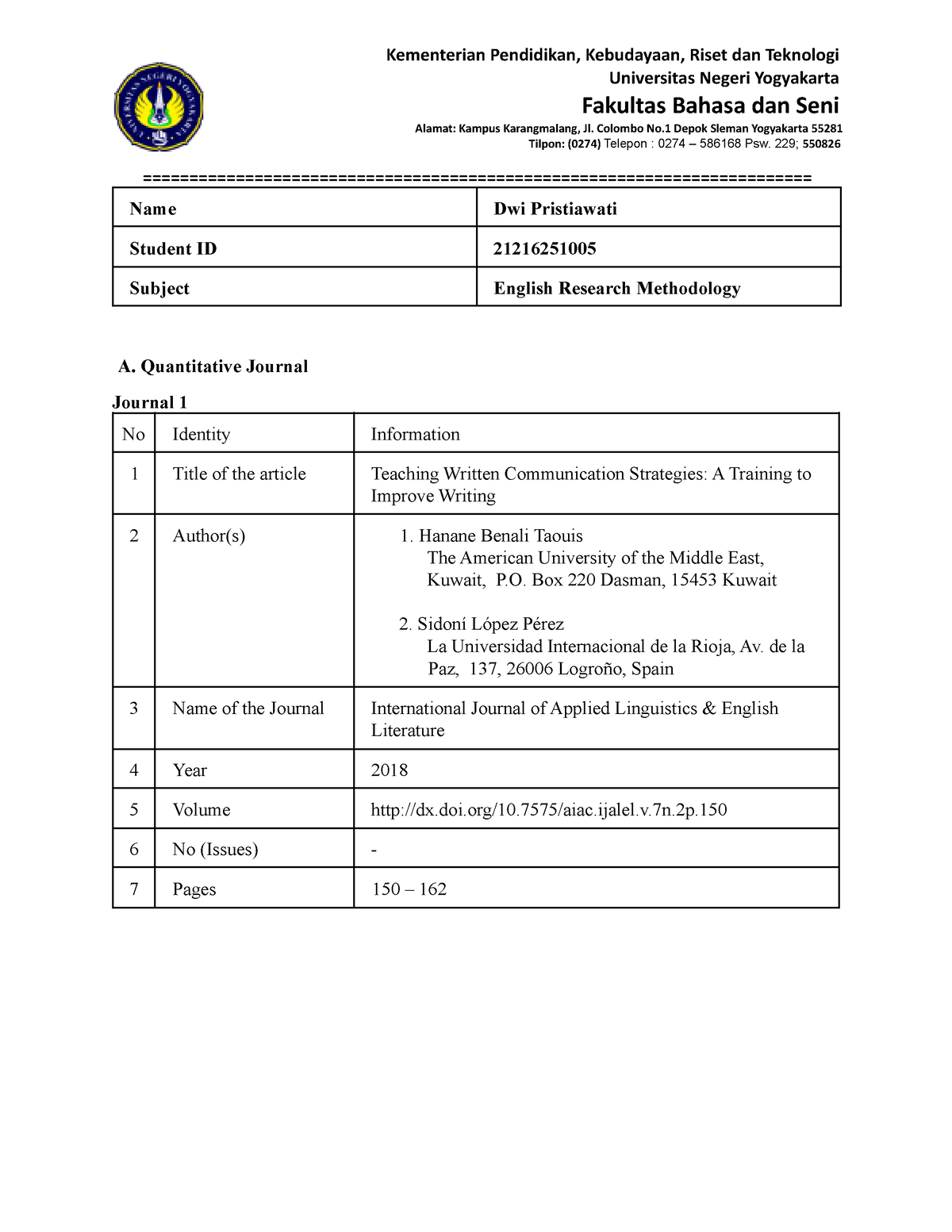 english-research-methodology-quantitative-research-dwi-pristiawati